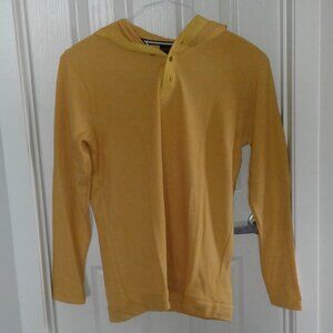 Smash yellow men's knit hoodie size medium